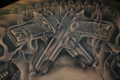  1911 firearms tattoo 
