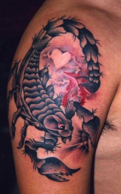  Scorpion tattoo  
