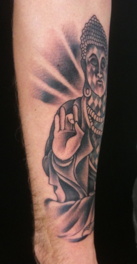  Buddha tattoo by Brandon Garic Notch 