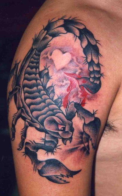  Scorpion tattoo  