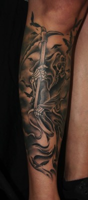  Grim reaper tattoo 