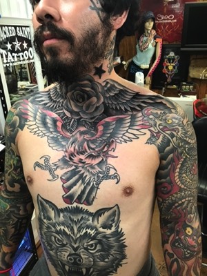  Traditional tattoos by Brandon Notch 