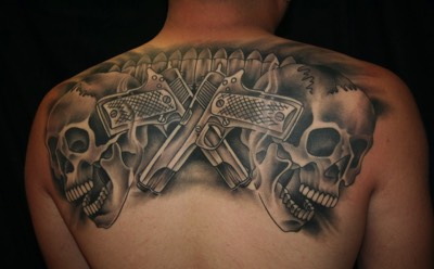  handguns tattoo 