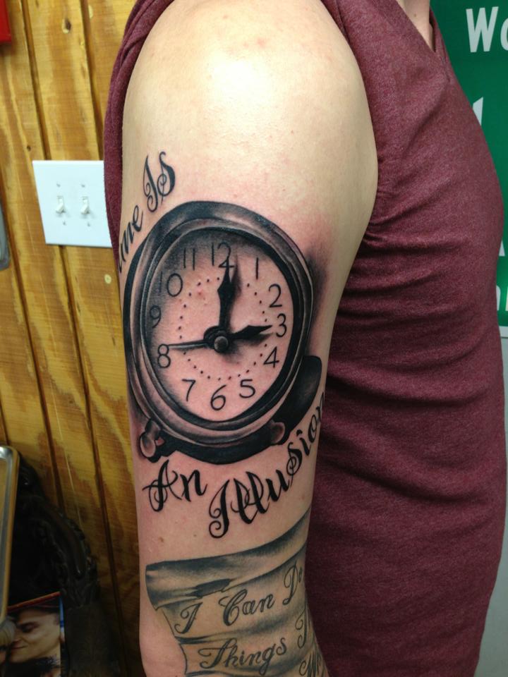  Black and gray tattoo by Brandon Notch 