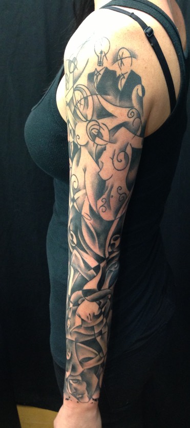  Trash Polka sleeve by Brandon Notch 