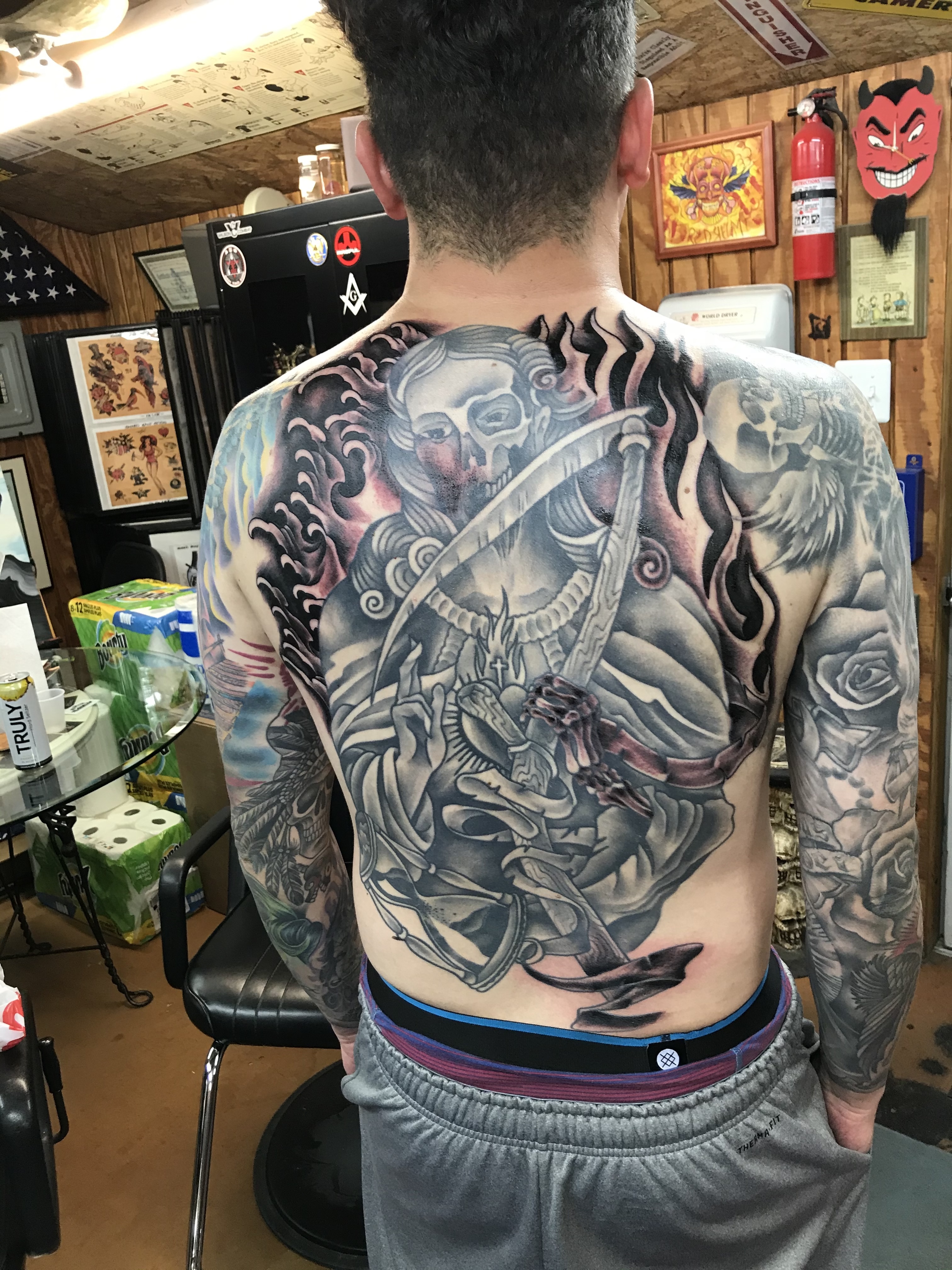  Grim reaper tattoo by Brandon Notch 