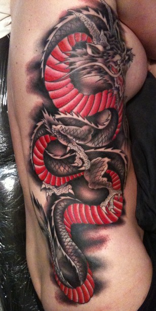  Japanese dragon tattoo by Brandon Garic Notch 