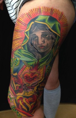  Virgin Mary tattoo 
