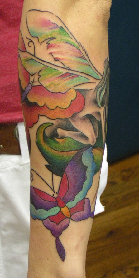  Buterfly & fairy tattoo 