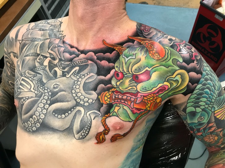  Japanese Hannya tattoo 