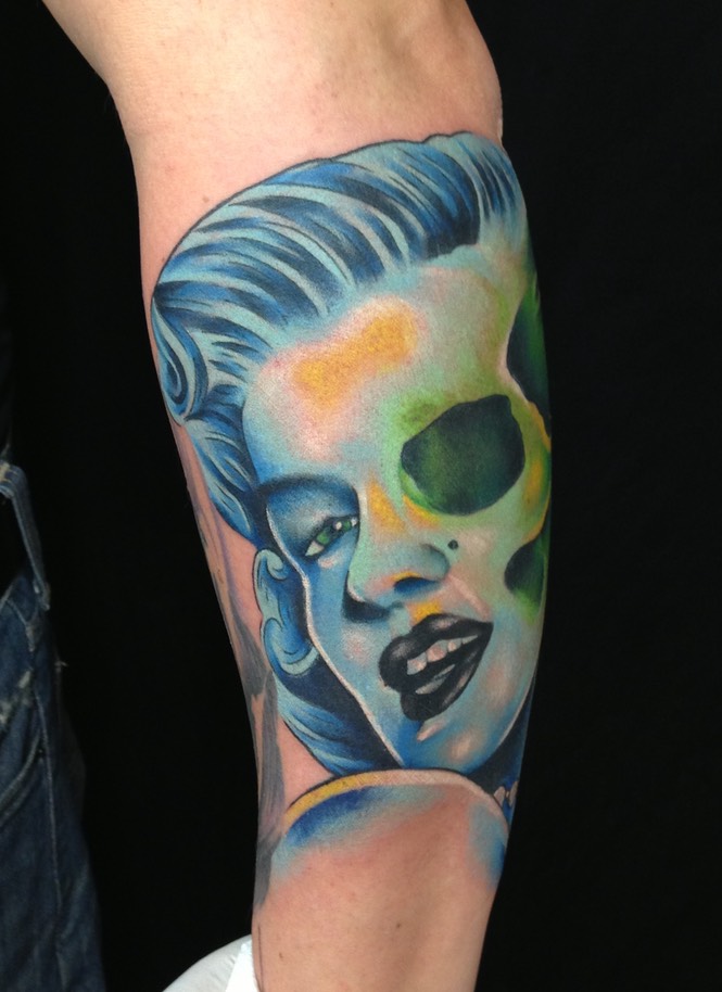  Marilyn Monroe tattoo 