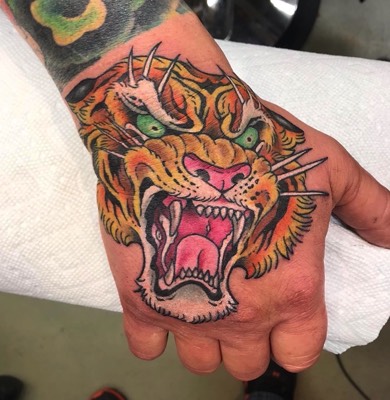  Tiger tattoo by Brandon Notch 