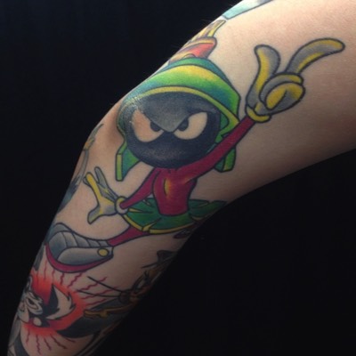  Marvin the Martian tattoo by Brandon Notch 