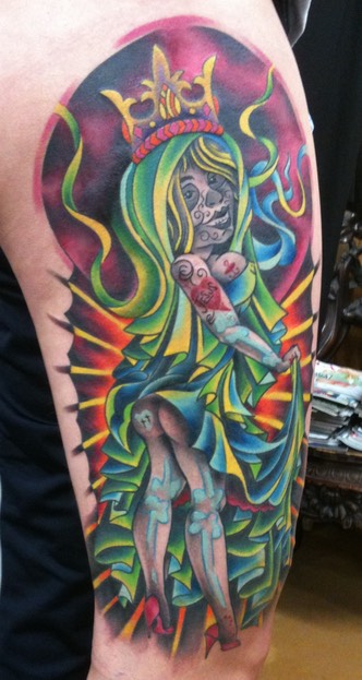  New School Tattoo by Brandon G Notch 