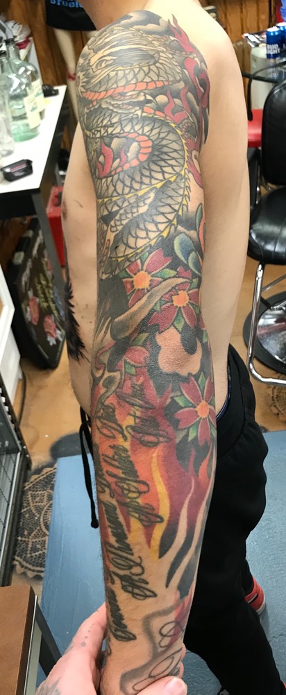  Japanese tattoo by Brandon Notch 