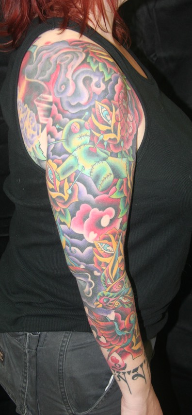  New school sleeve by Brandon Notch 