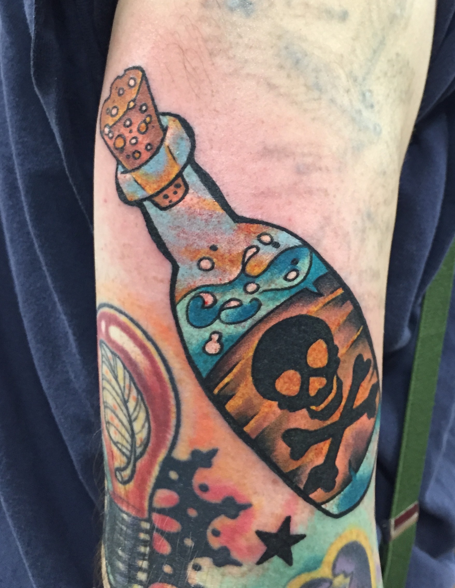  Poison bottle tattoo 
