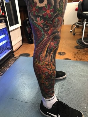  Japanese dragon tattoo sleeve 