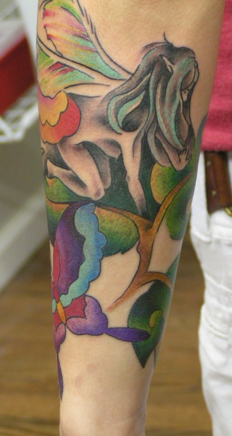 Fairy tattoo by Brandon Notch 