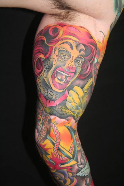  Ronald McDonald Tattoo Sleeve 