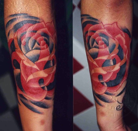  Water over a rose by Brandon Notch 