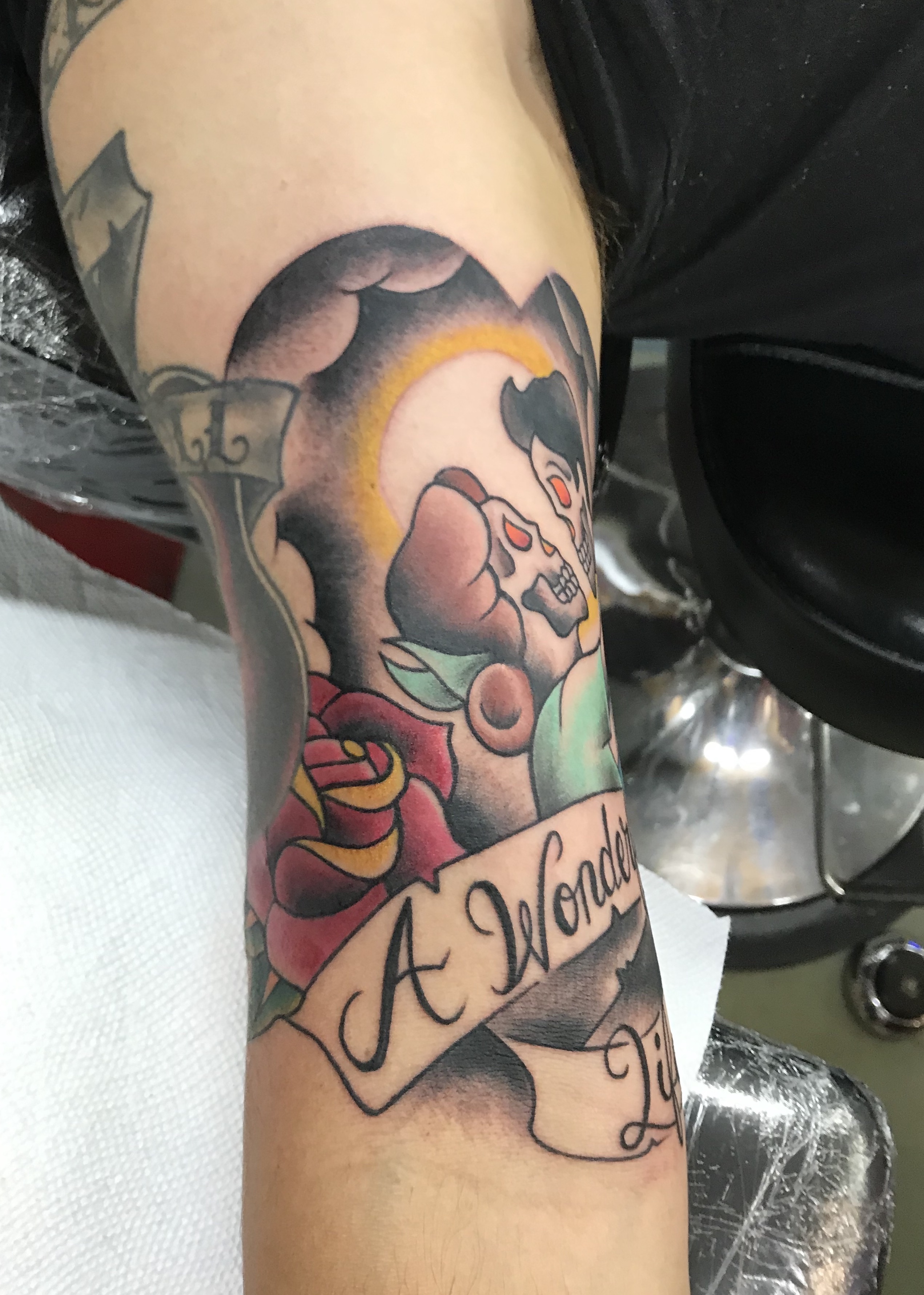  Traditional American tattooing by Brandon Notch 