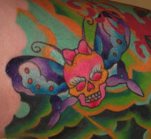  New School Tattoo by Brandon G Notch 