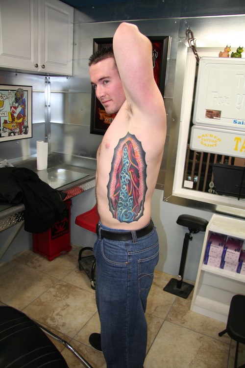  Virgin Mary tattoo by Brandon G Notch 