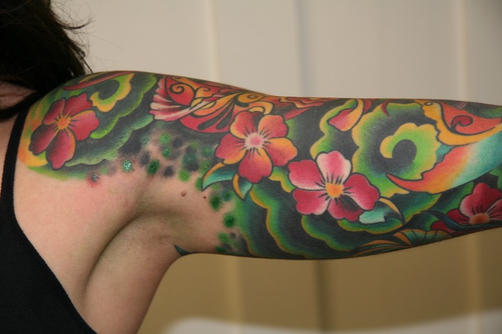  New school Tattoo work by Brandon Notch 