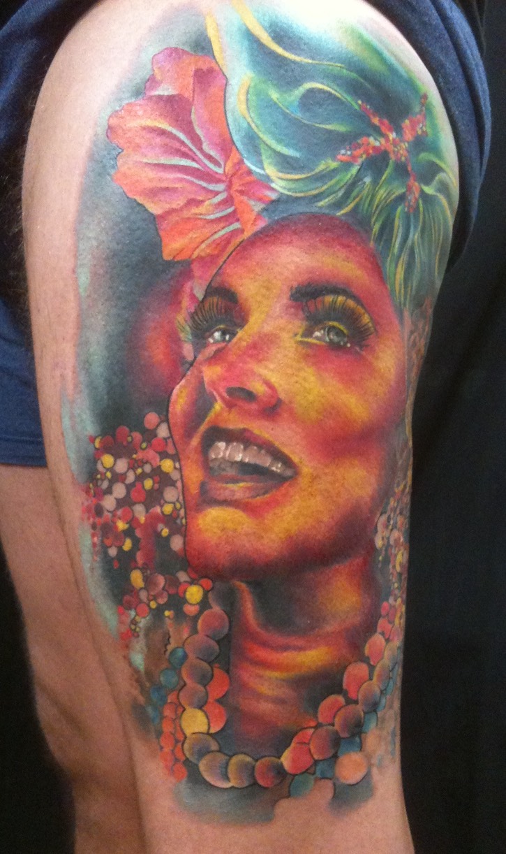  Chiquita banana girl tattoo 