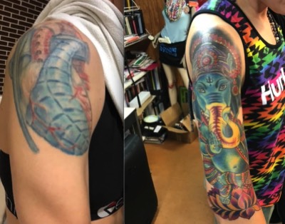 Before & After cover-up by Brandon Notch 