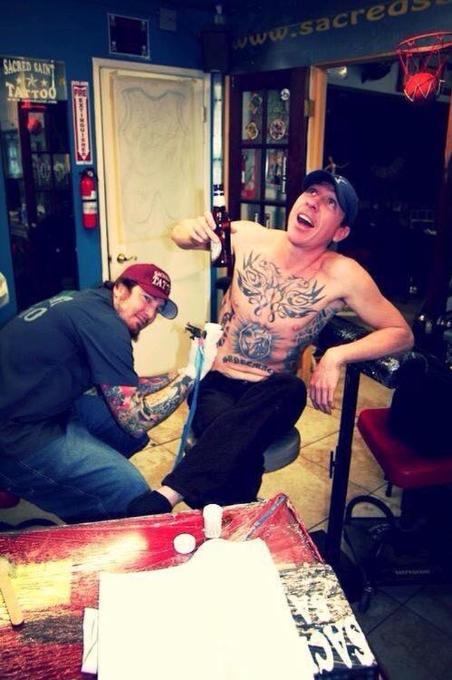  John Sankey tattooed by Brandon Notch 