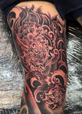  Japanese foo dog by Notch 