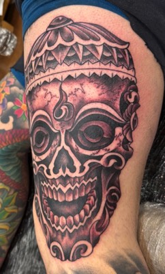  Tibetan skull by Notch 