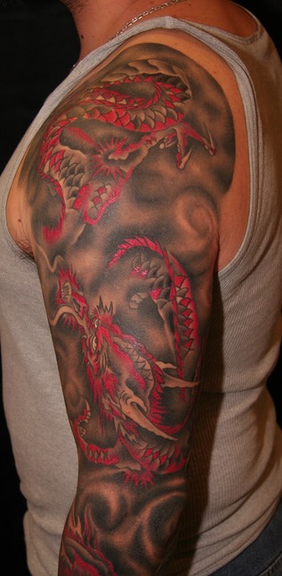  Asian inspired tattooing by Brandon Notch 