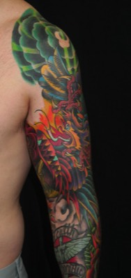  American traditional eagle sleeve by Brandon Notch 