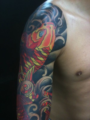  Asian inspired tattooing by Brandon Notch (cover-up) 