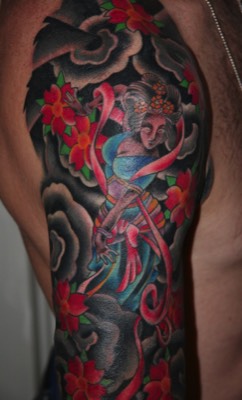  Asian inspired tattoo by Brandon ouch (cover-up) 