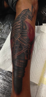  Samurai tattoo by Brandon Notch 