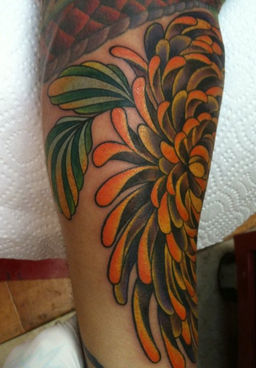  Chrysanthemum tattoo  