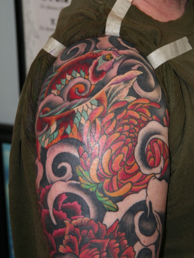  Asian inspired tattoo by Brandon Notch 