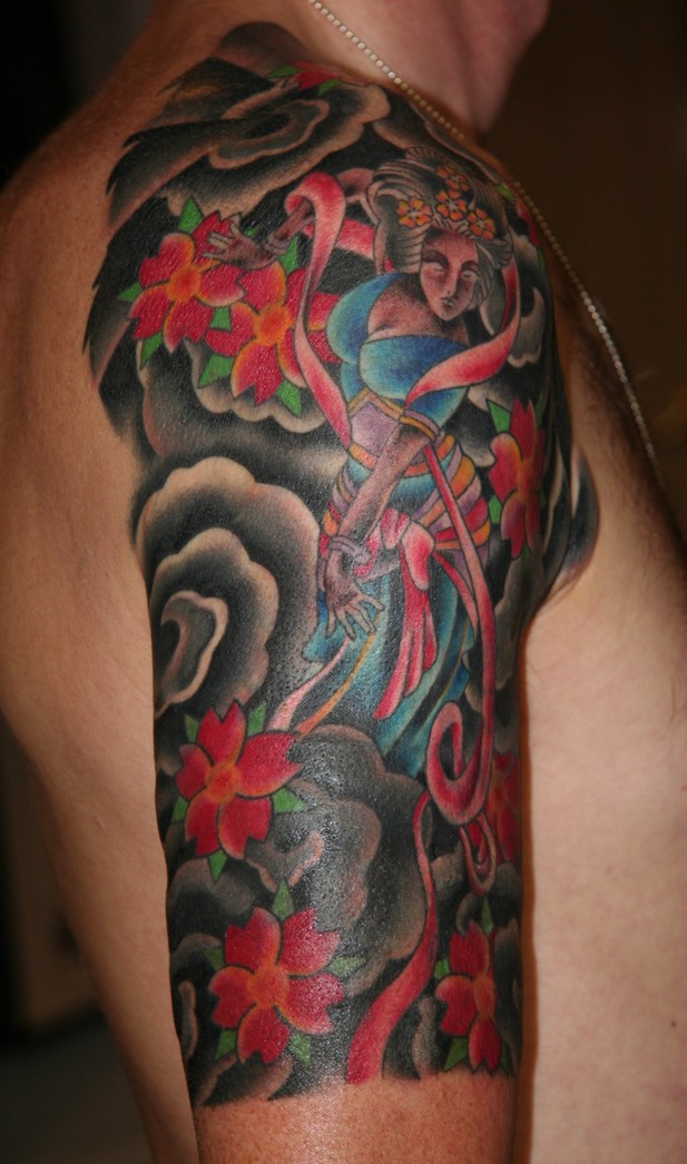  Asian inspired tattoo by Brandon Notch (Cover-up) 