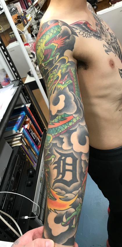  Asian inspired tattoo by Brandon Notch 