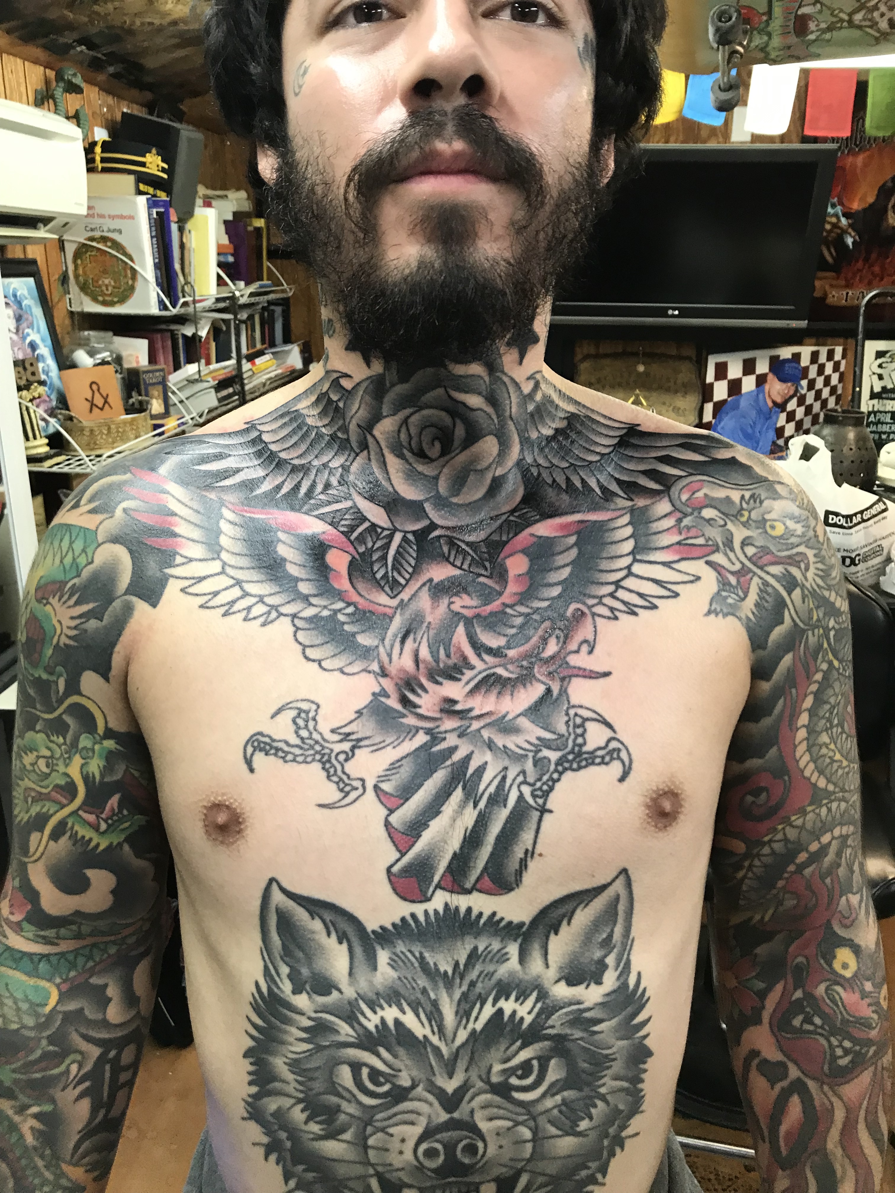  Japanese inspired tattoo work by Brandon Notch 