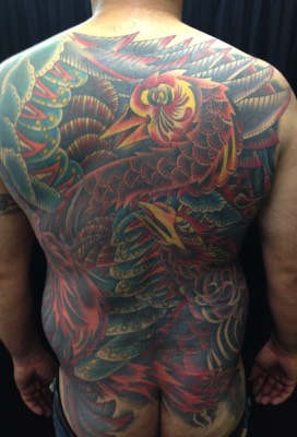  Japanese inspired tattoo By Brandon Notch 