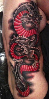  Asian inspired tattooing by Brandon Notch 