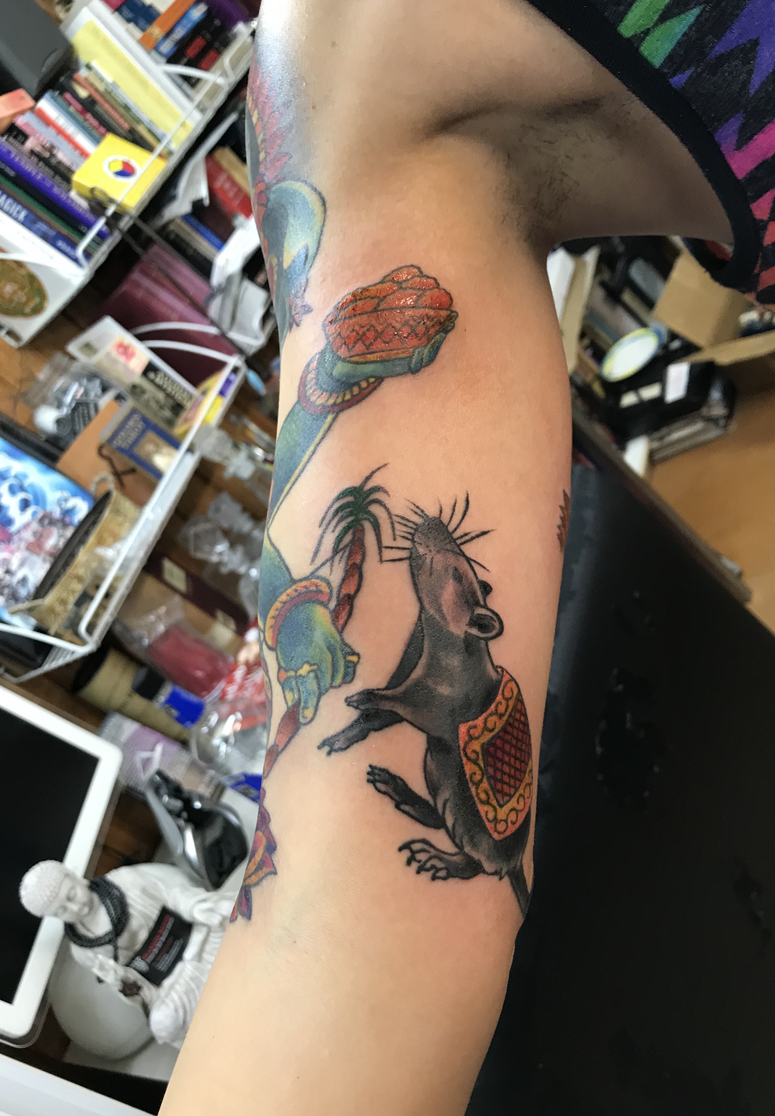  Rat tattoo by Brandon Notch 