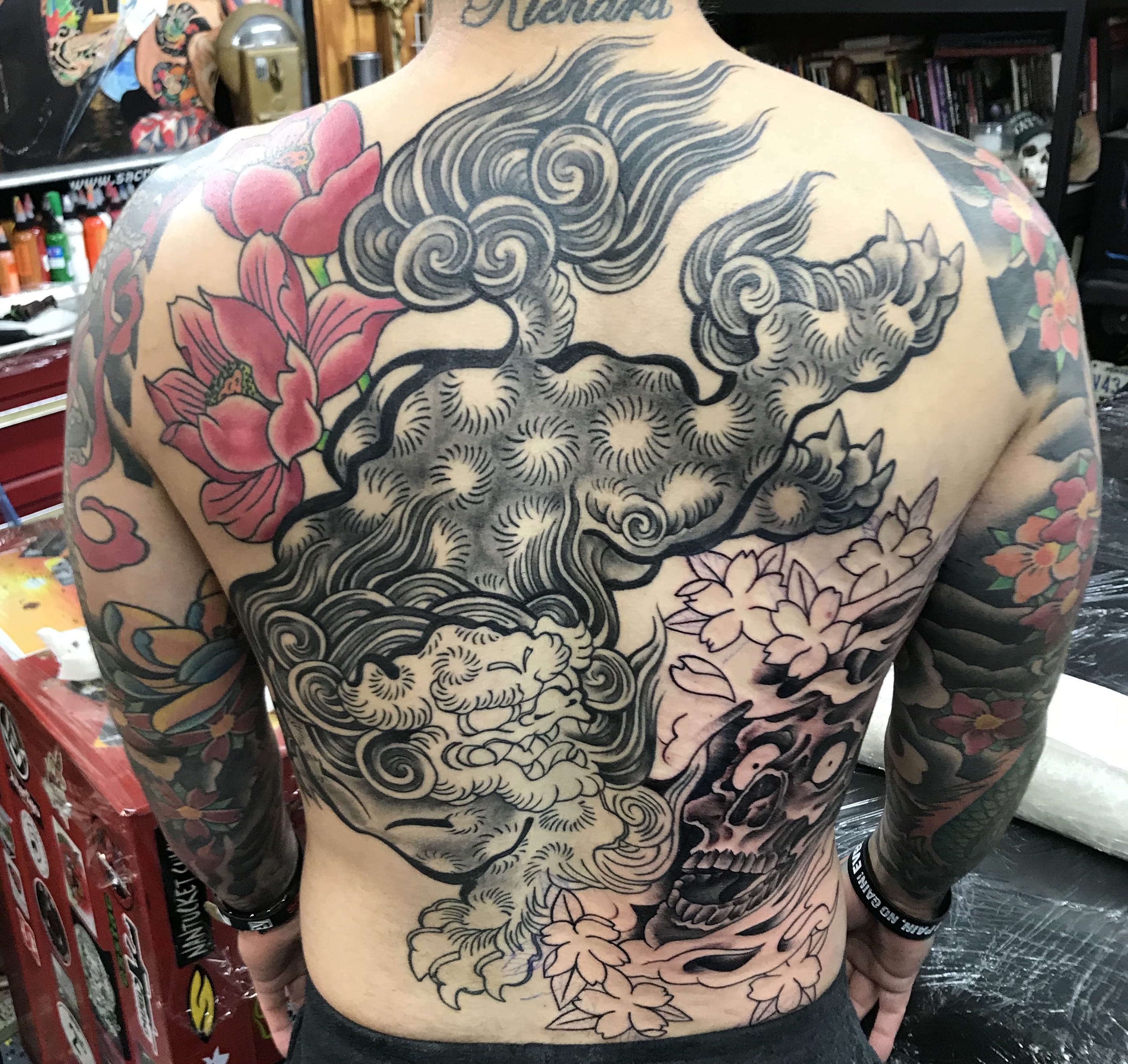  Japanese tattoo backpiece by Brandon Notch 