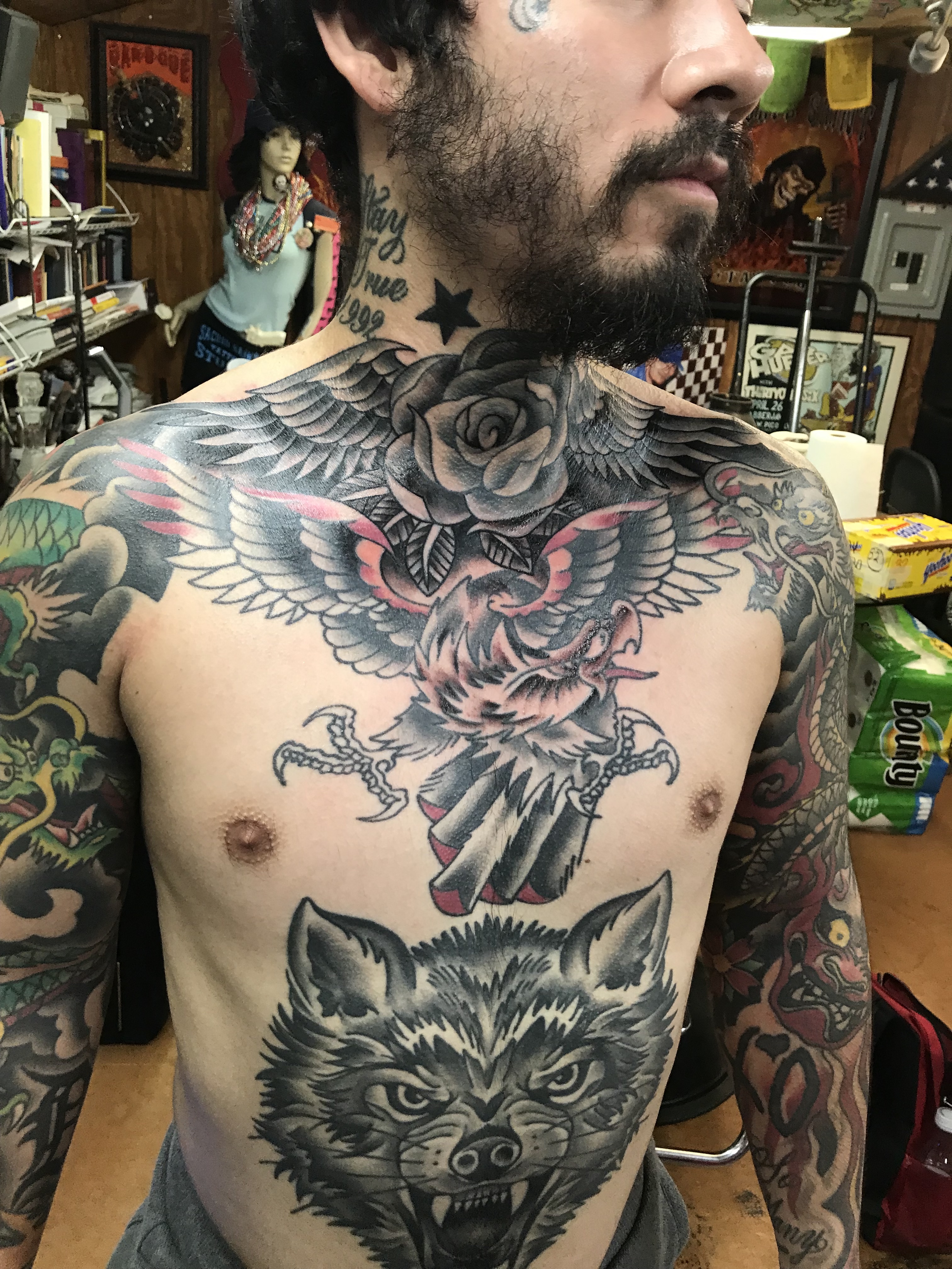  Japanese inspired tattoo work by Brandon Notch 