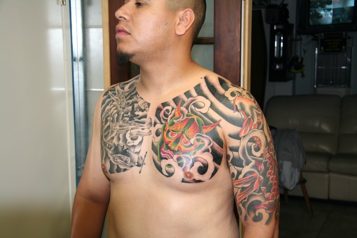  Asian inspired tattooing by Brandon Notch 